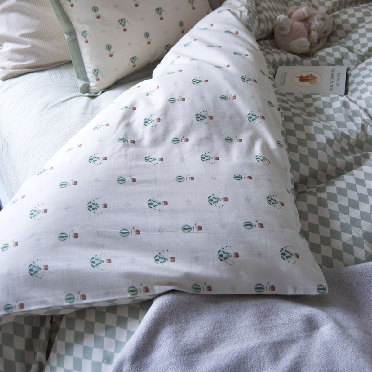 Organic Duvet Bedding Set - Hot Air Balloons
