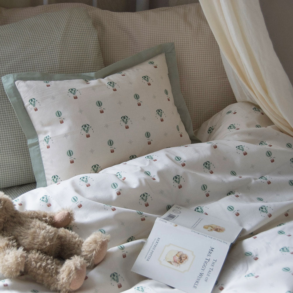 Organic Duvet Bedding Set - Hot Air Balloons