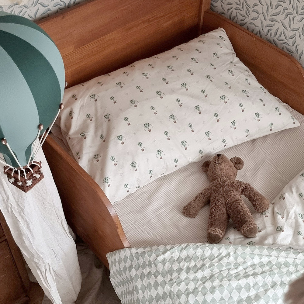 Organic Duvet Bedding Set - Hot Air Balloons