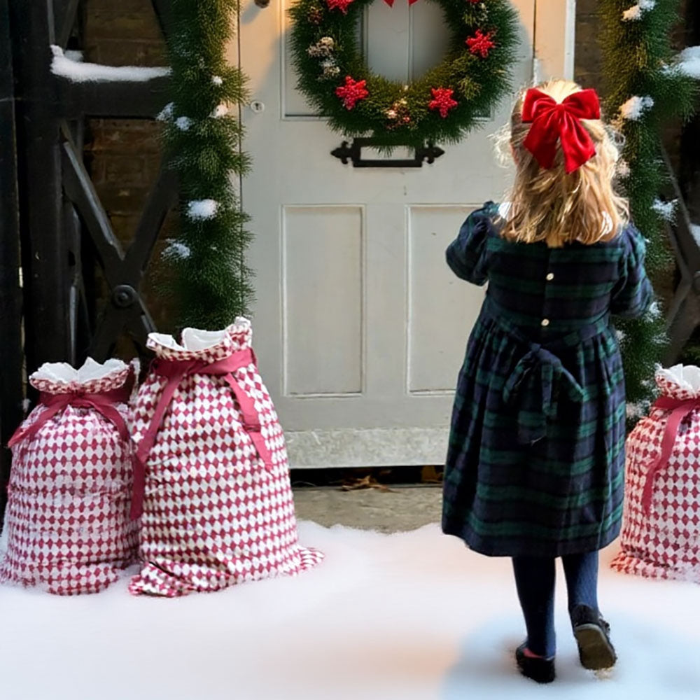 Harlequin Santa Sack - Mulled Wine