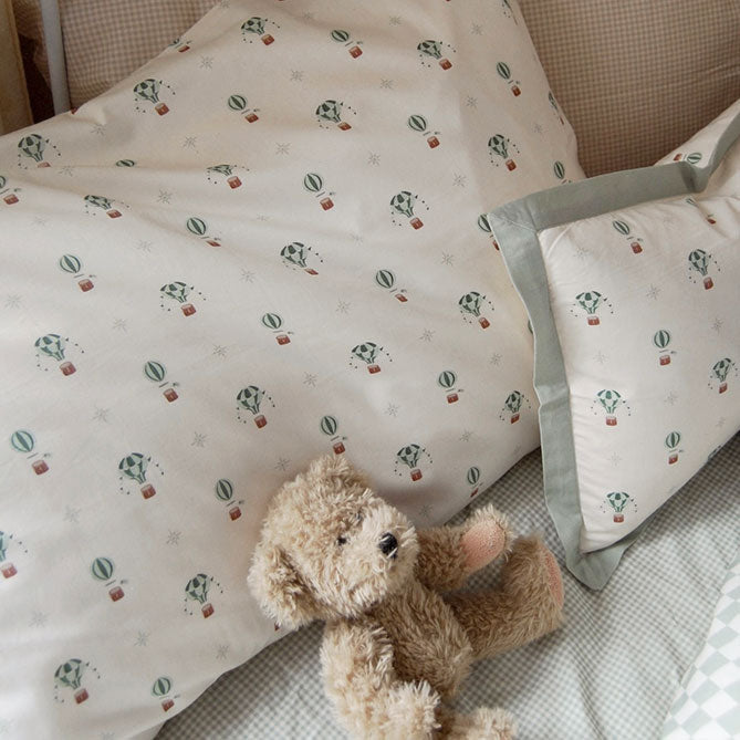 Organic Duvet Bedding Set - Hot Air Balloons