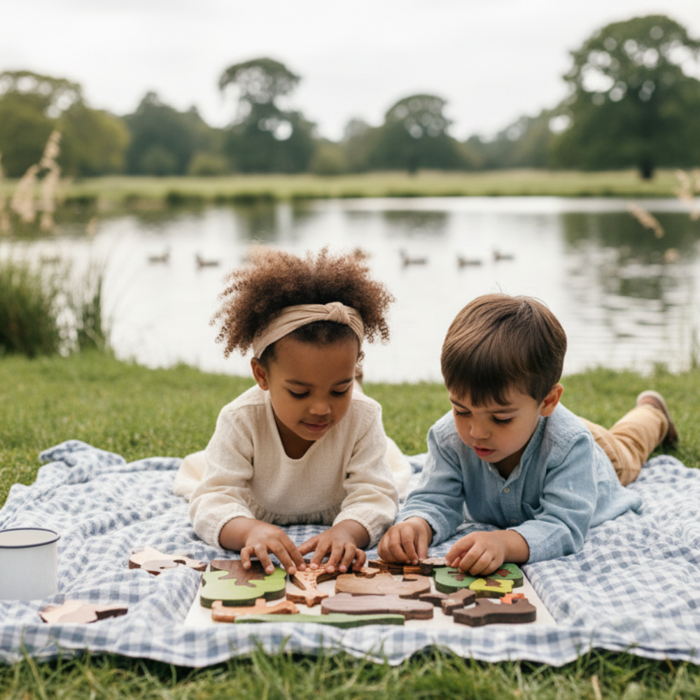 Little Wooden Jungle Animal Puzzle